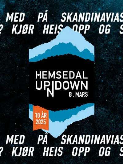 Hemsedal up and down logo