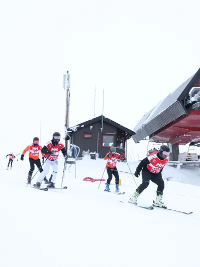 Mennesker som konkurrerer under Hemsedal up and down