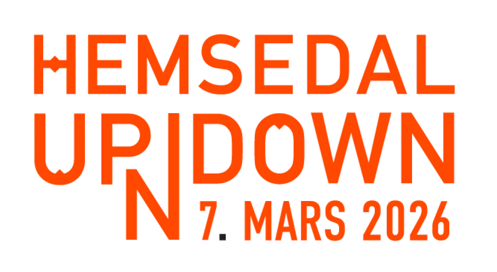 Logo tekst dato oransje