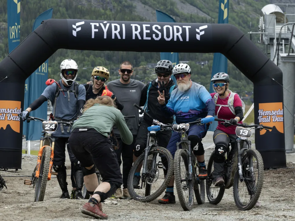Foto på syklister på Hemsedal Trail Daze