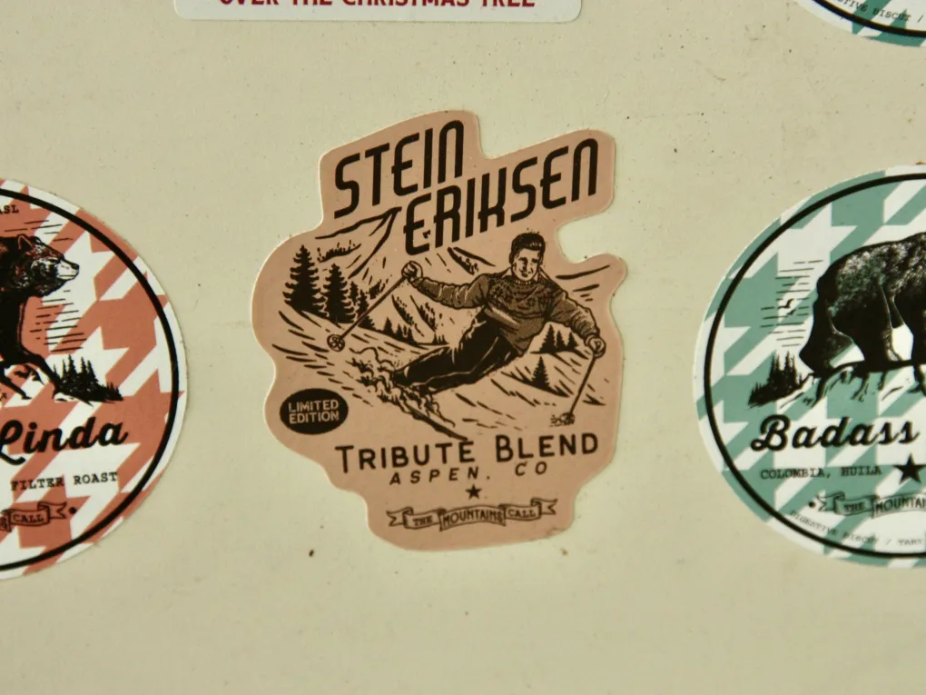 Etiketter-klistremerker til kaffeposer