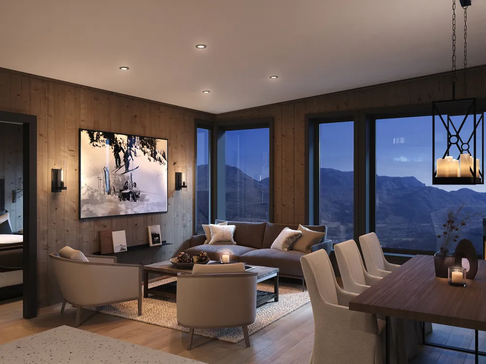 Bilde av innsiden på en leilighet