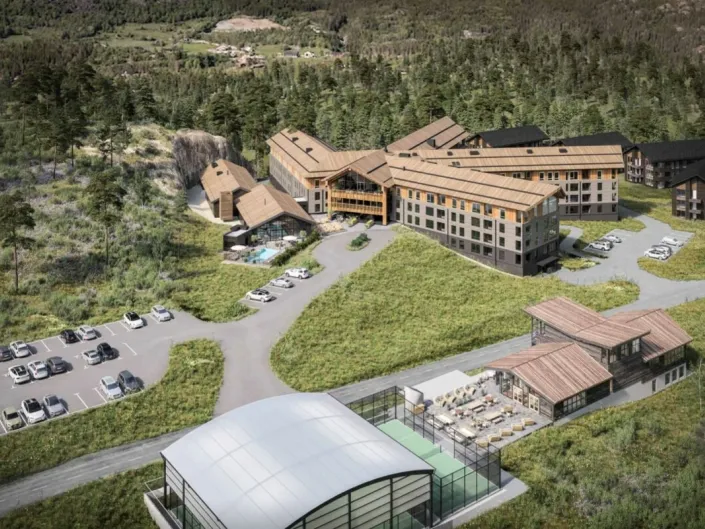 avstandsbilde av Fyri