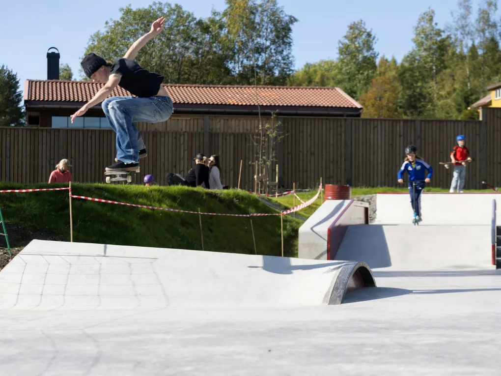 Skating.