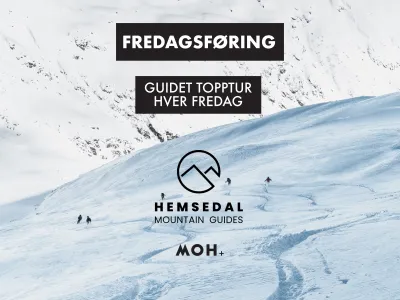 Toppturguiding hver fredag