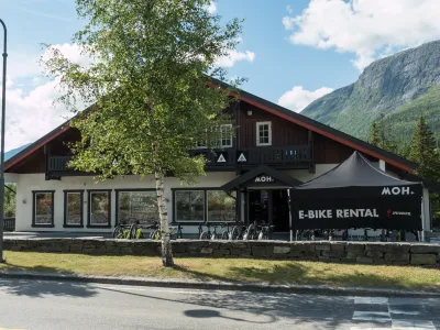 Butikk ute sommer 2017.