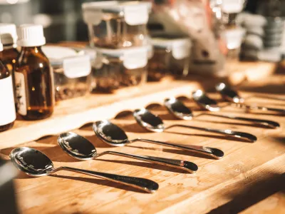 Bilde av sølv skjeer