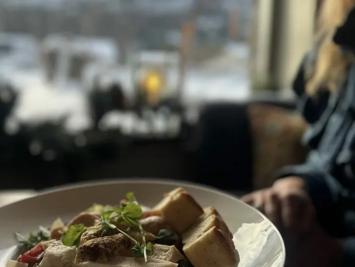 Lunch at Skogstad Hotel