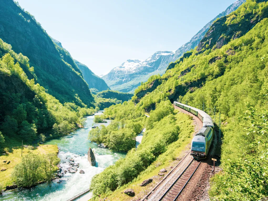 FLÅM FLÅMSBANEN TOG SVERREHJORNEVIK 2962 mini.