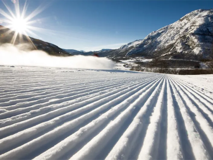 Heisen er preppet er klar for en fin dag på ski i Solheisen Hemsedal