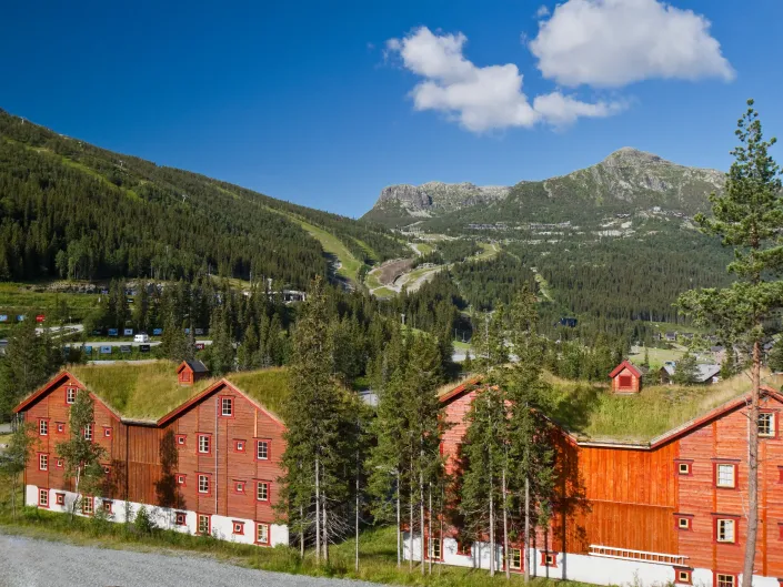 Acommodation tinden om sommeren.