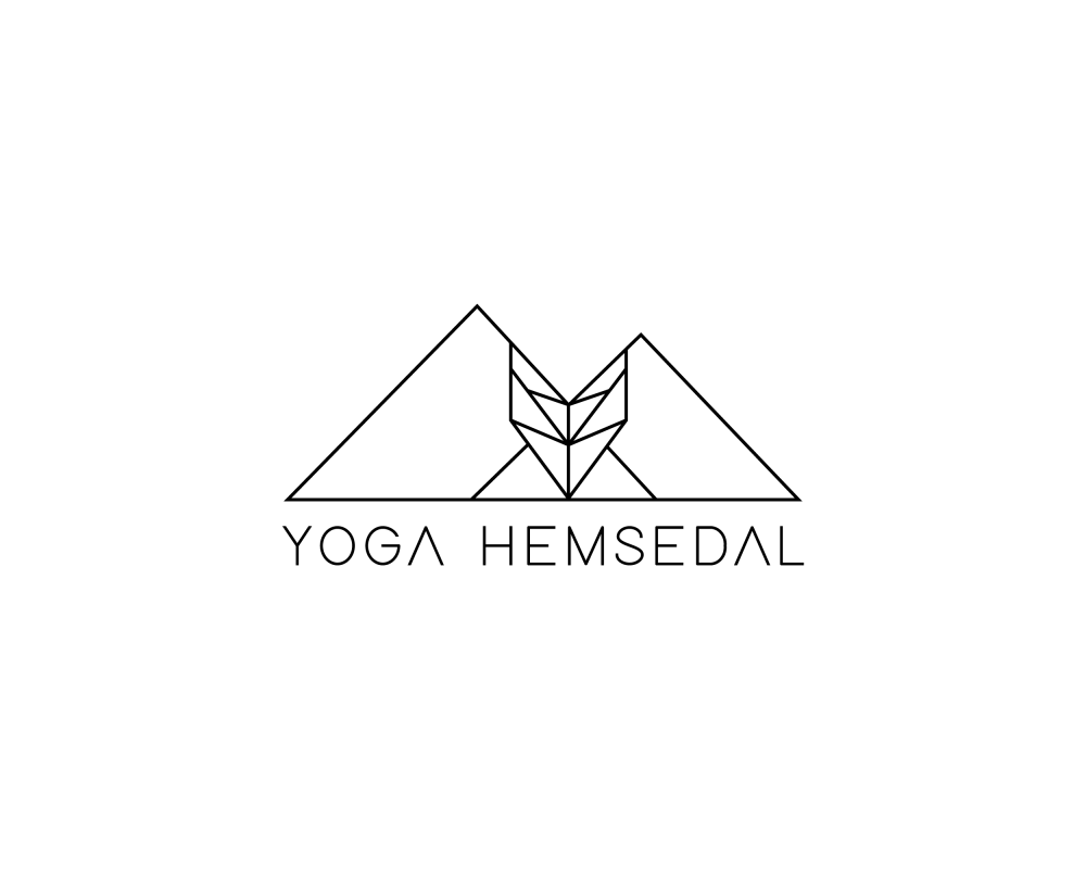 Yoga Hemsedal LOGO, svart transparant.