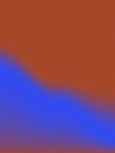 Rust farge som går over ril klar blå