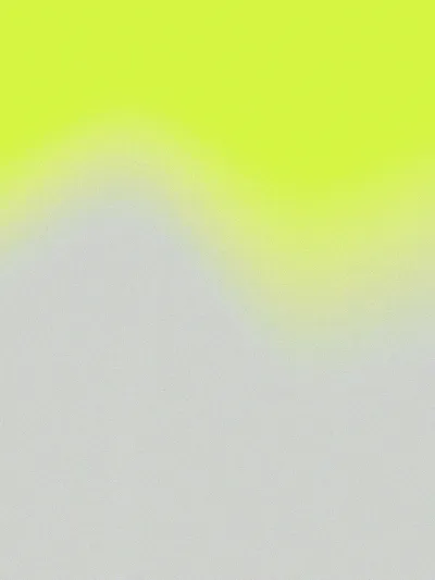 Tåkete grå som går over til neon gul