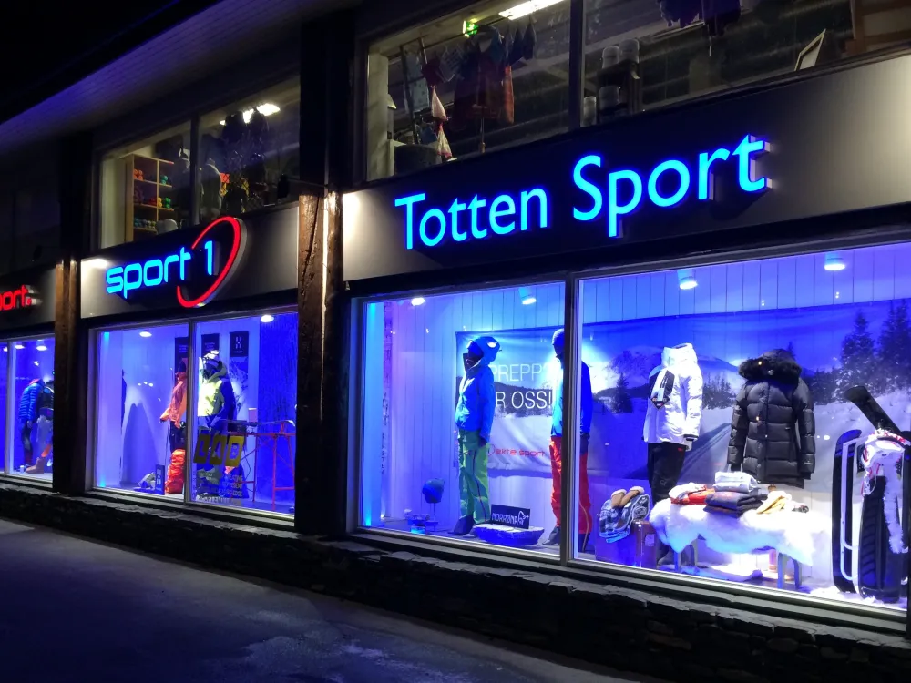 Uttsiden av totten sport Hemsedal
