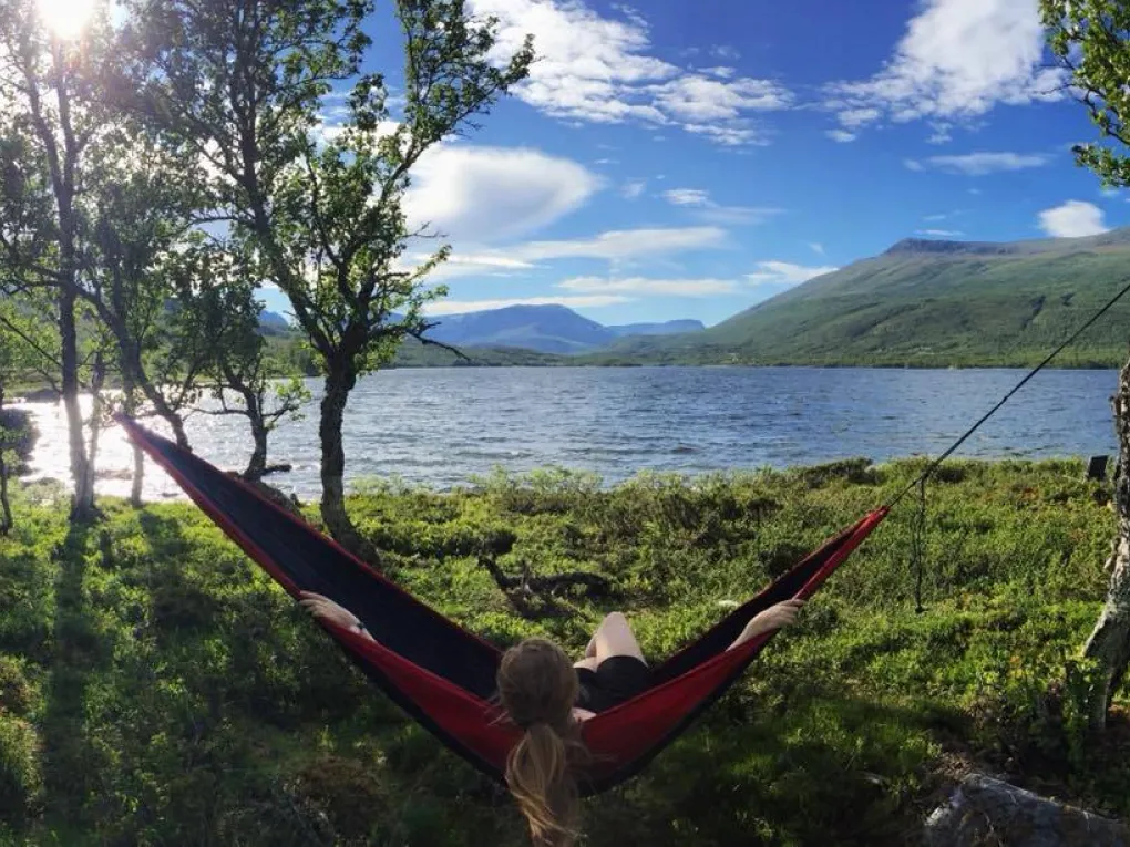 Hengekøyetur i Hemsedal