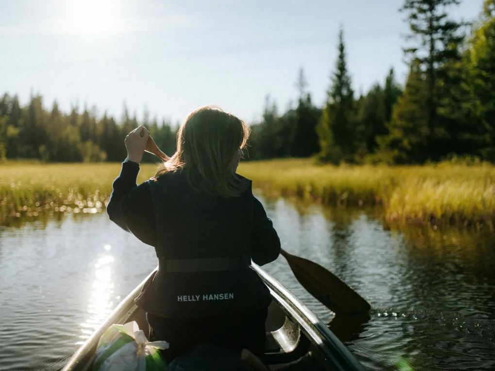 Kanopadling i Hemsedal.