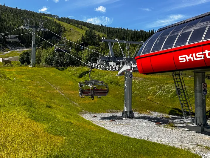 Hemsedal skisenter om sommeren. Sykkelsesongen