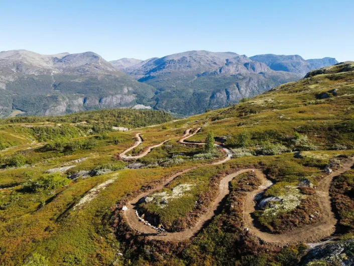 Stier til sykling i Hemsedal