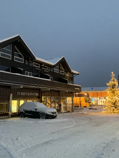 Hemsedal turistkontor på vinteren