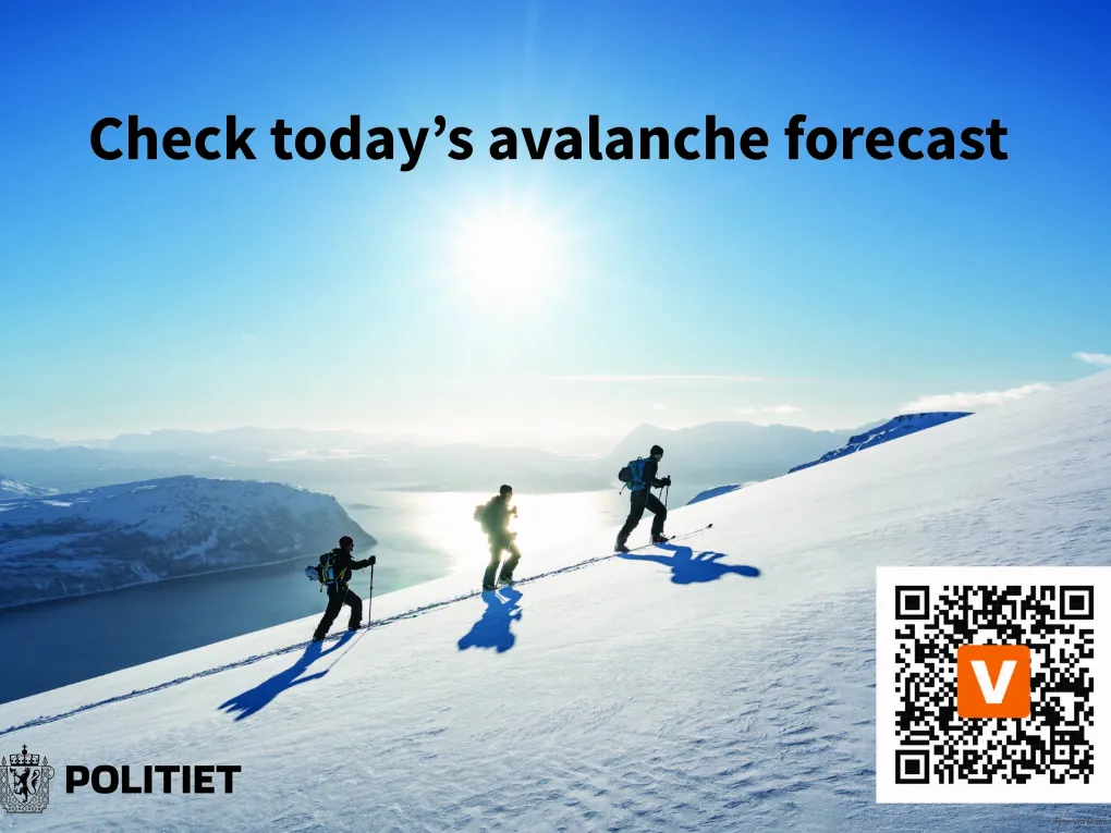 Check todays avalanche forecast turversjon trykk